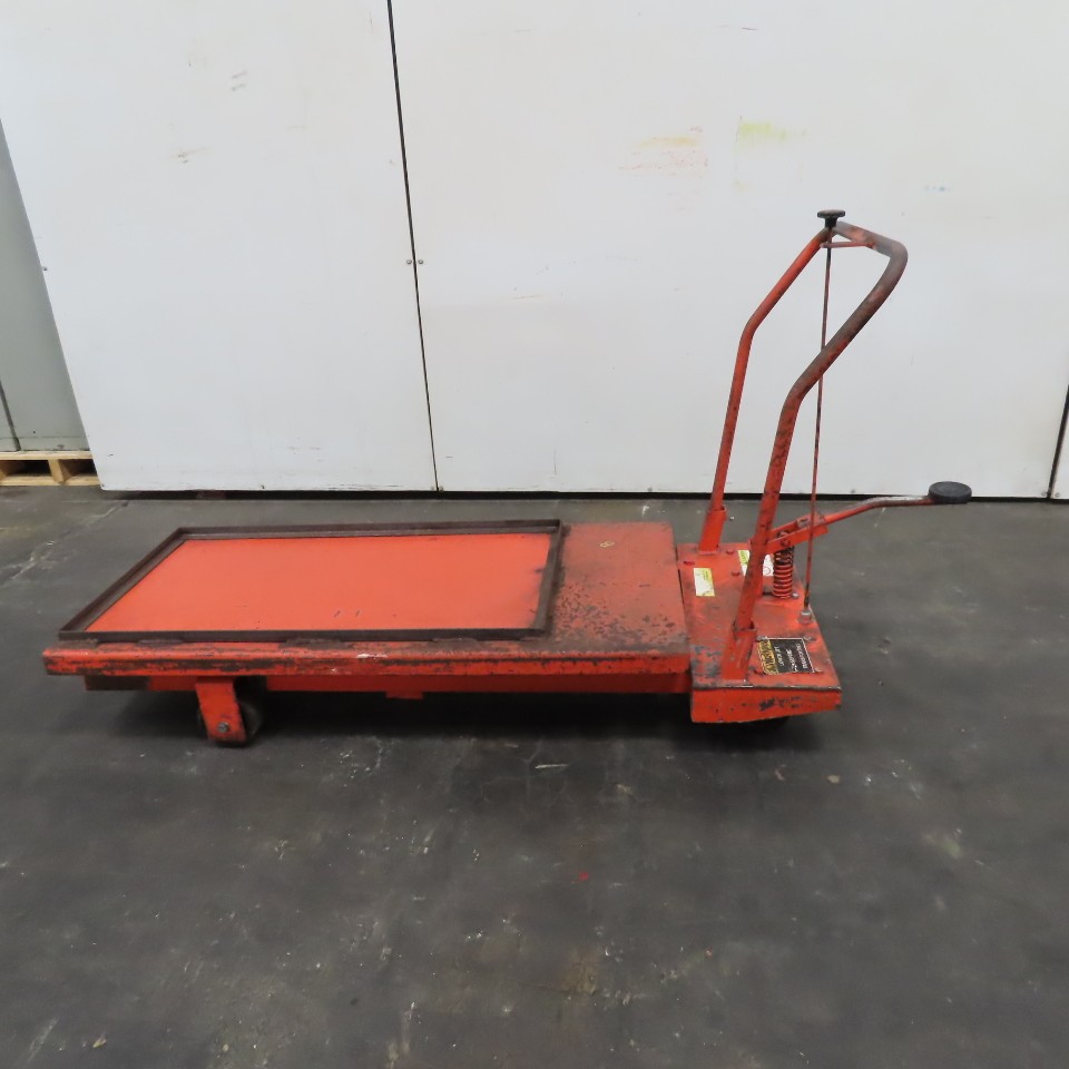 Presto XP36-15 1500Lbs Capacity Manual Hydraulic Rolling Lift Table Cart 24″x48″