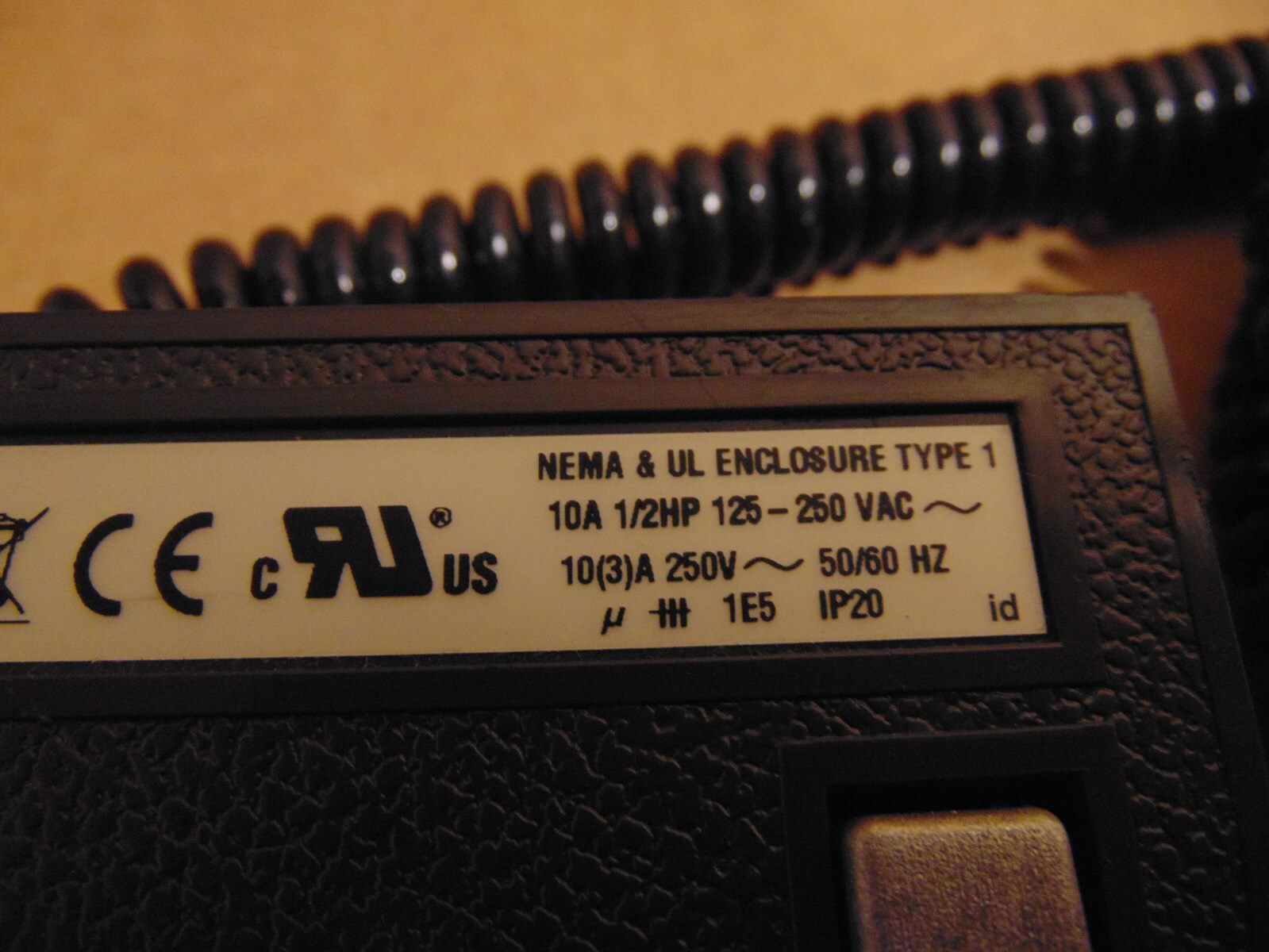 Deluxe II Linemaster 68-S2 Foot Switch