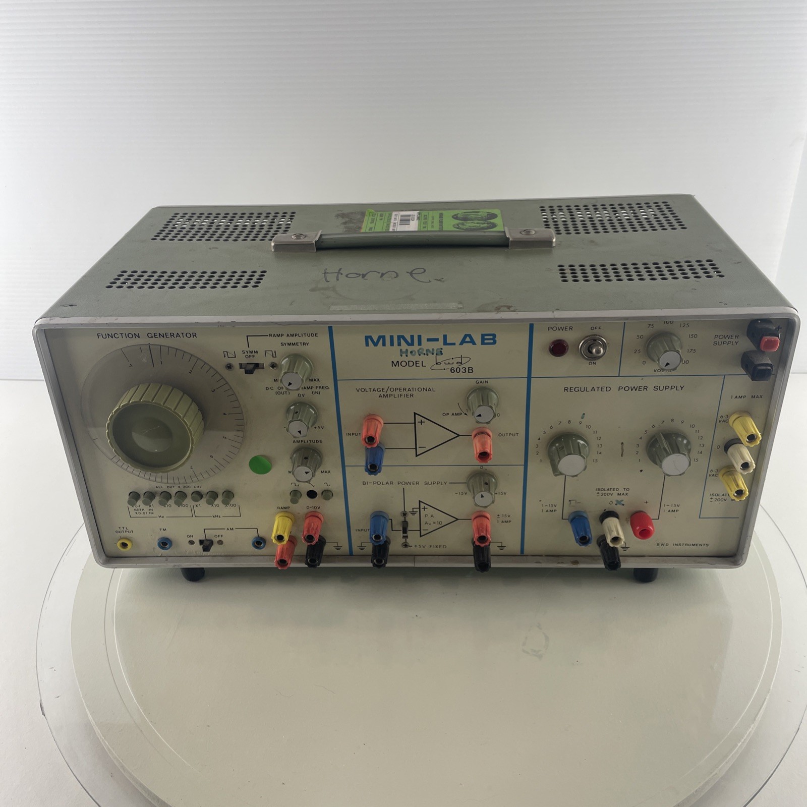 BWD Instruments BWD 603B Mini Lab Laboratory System – Parts and Repair