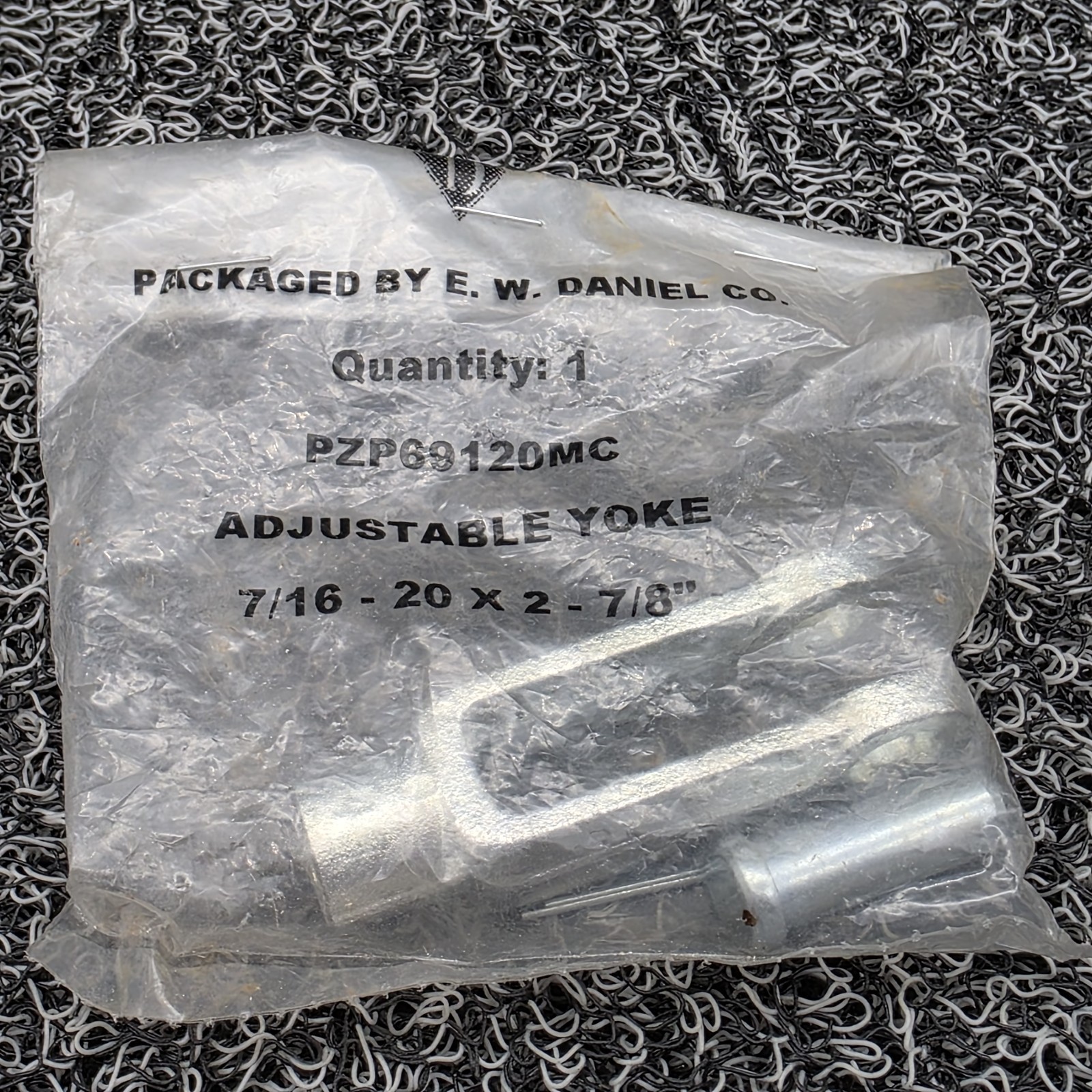 PZP69120MC Adjustable Yoke (7/16-20X2-7/8) E.W. Daniel