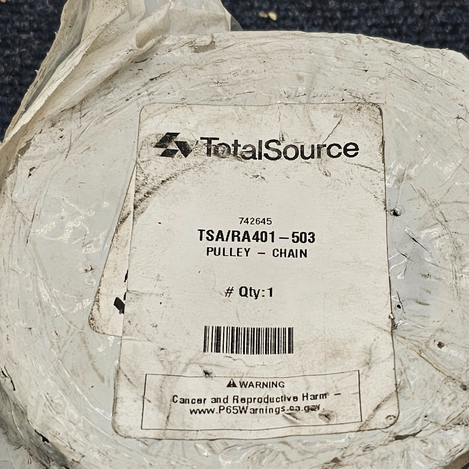 TOTAL SOURCE TSA/RA401-503: 742645 PULLEY CHAIN MAST ROLLER BEARING