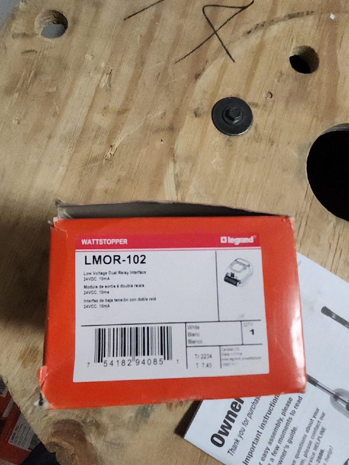 WattStopper Legrand LMOR-102 Low Voltage Dual Relay – NEW Fast Free Ship