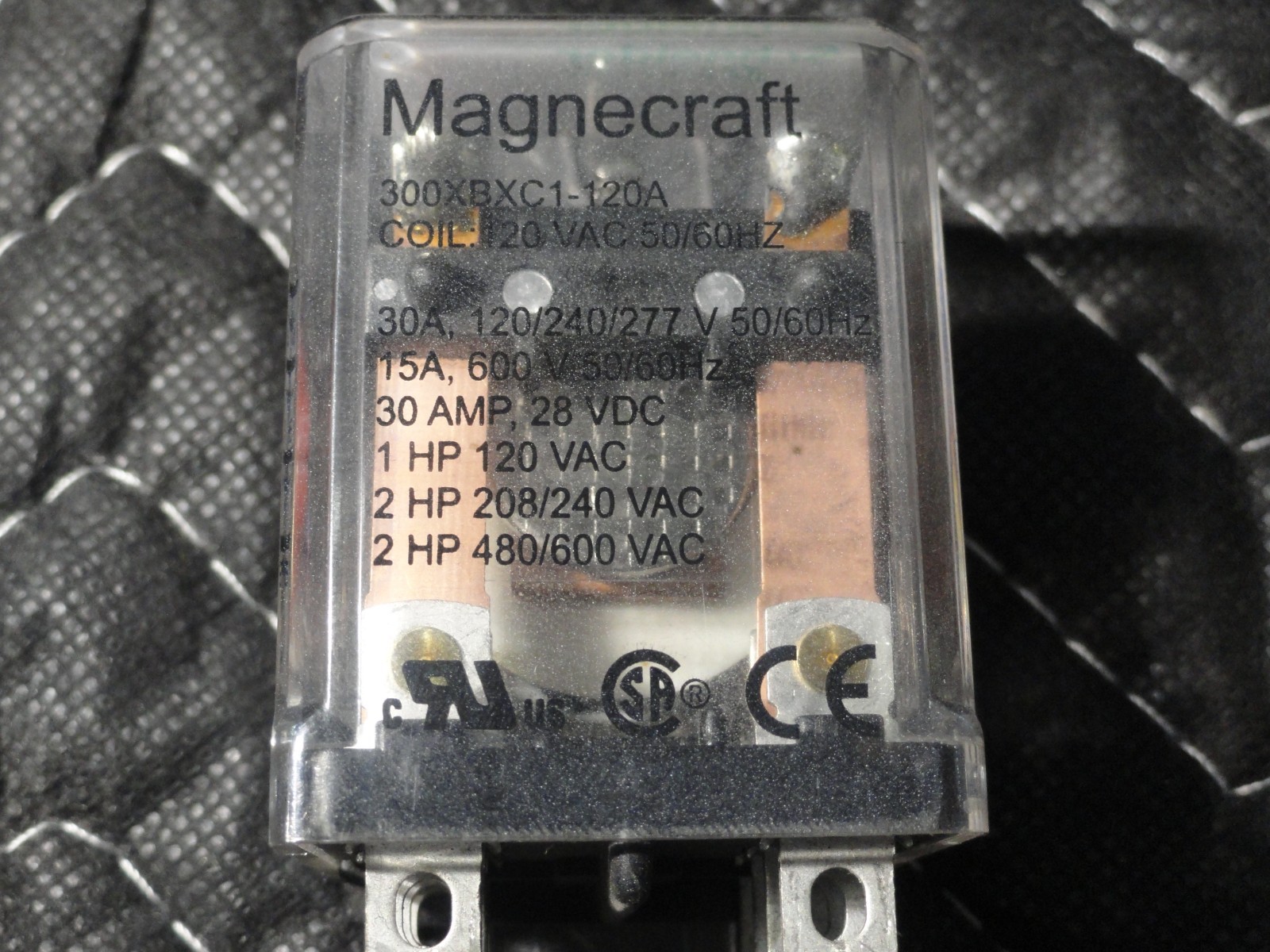 Magnecraft Relay 300XBXC1-120A Electromechanical Relay 120 VAC