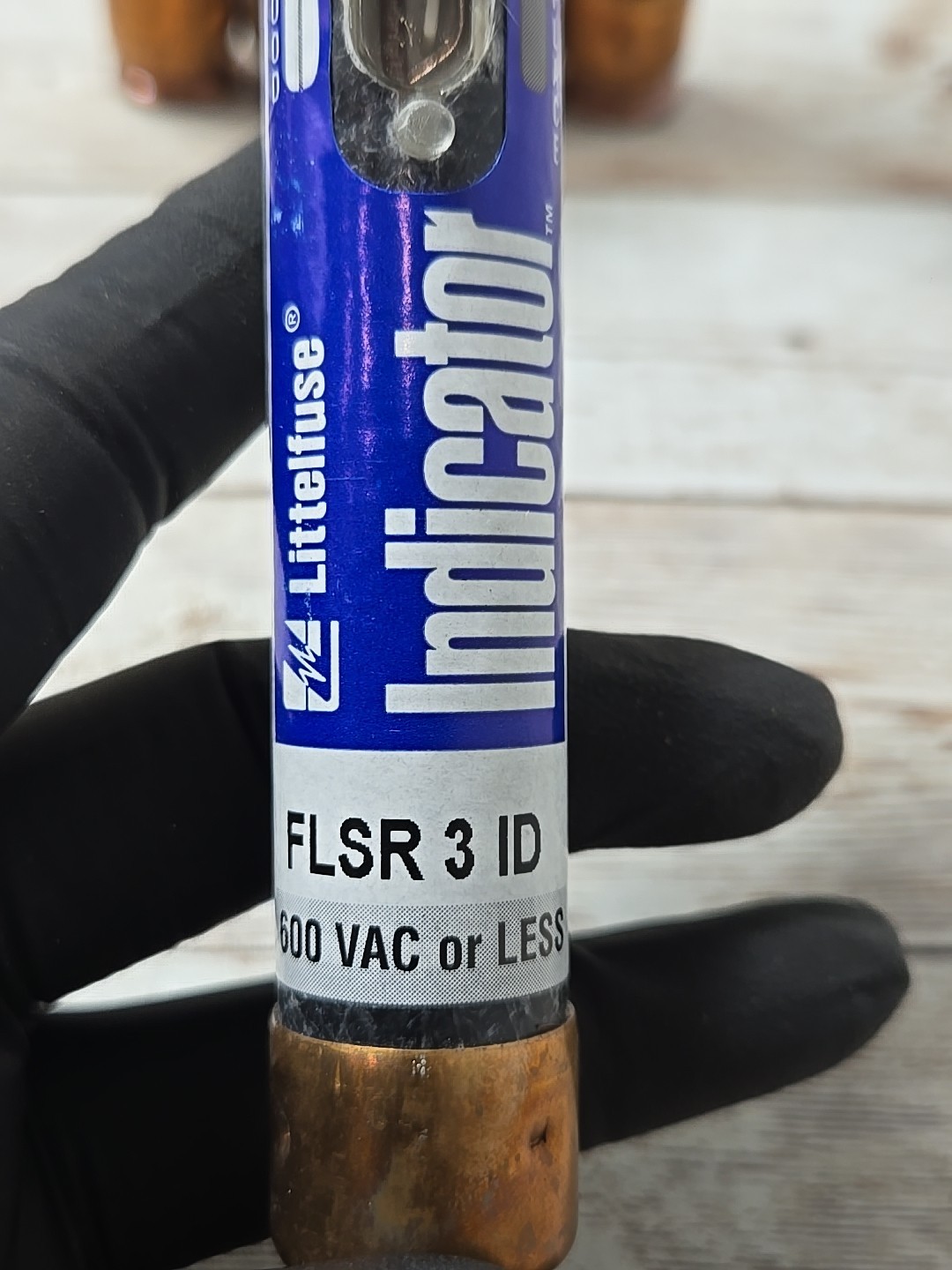 LOT OF 5 LITTELFUSE FLSR 3 ID FUSES 600V 3A CLASS RK5 INDICATOR TIME DELAY