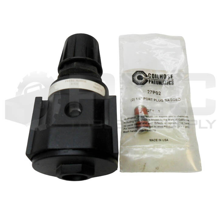 NEW COILHOSE PNEUMATICS 27R3 REGULATOR 0-125PSI