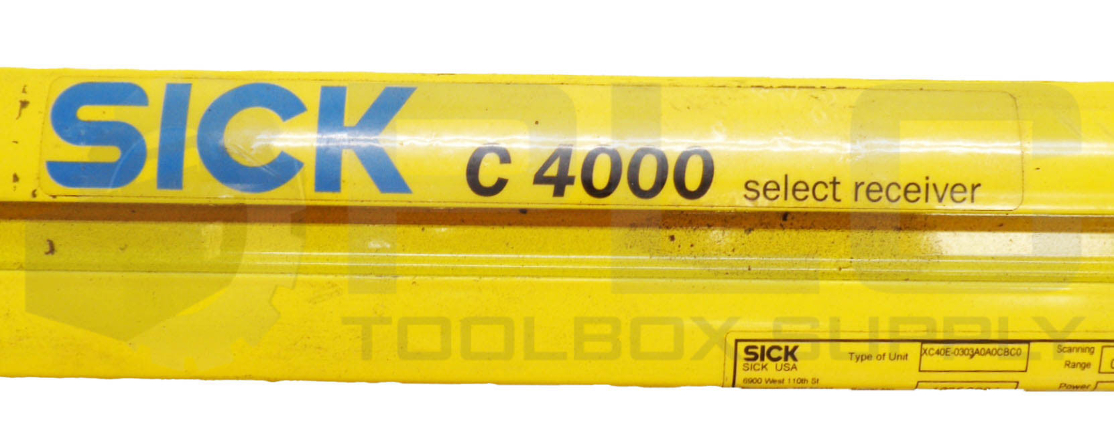 SICK 1 204 166 LIGHT CURTAIN C 4000 RECEIVER 24VDC 7.6W XC40E-0303A0A0CBC0