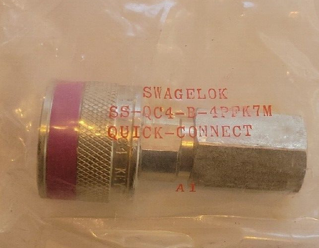 GENUINE Swagelok SS-QC4-B-4PFK7M Quick Connect FREE SHIPPING