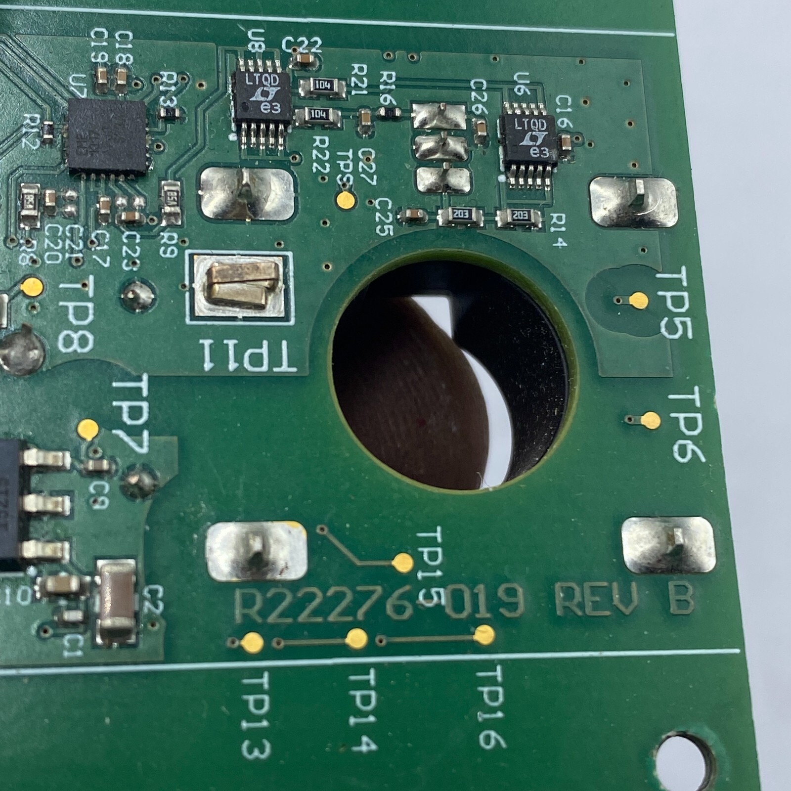 CIRCUIT BOARD R22276-019 REV B W/ HC5F200-S CURRENT SENSOR “FREE SHIPPING” 🔔