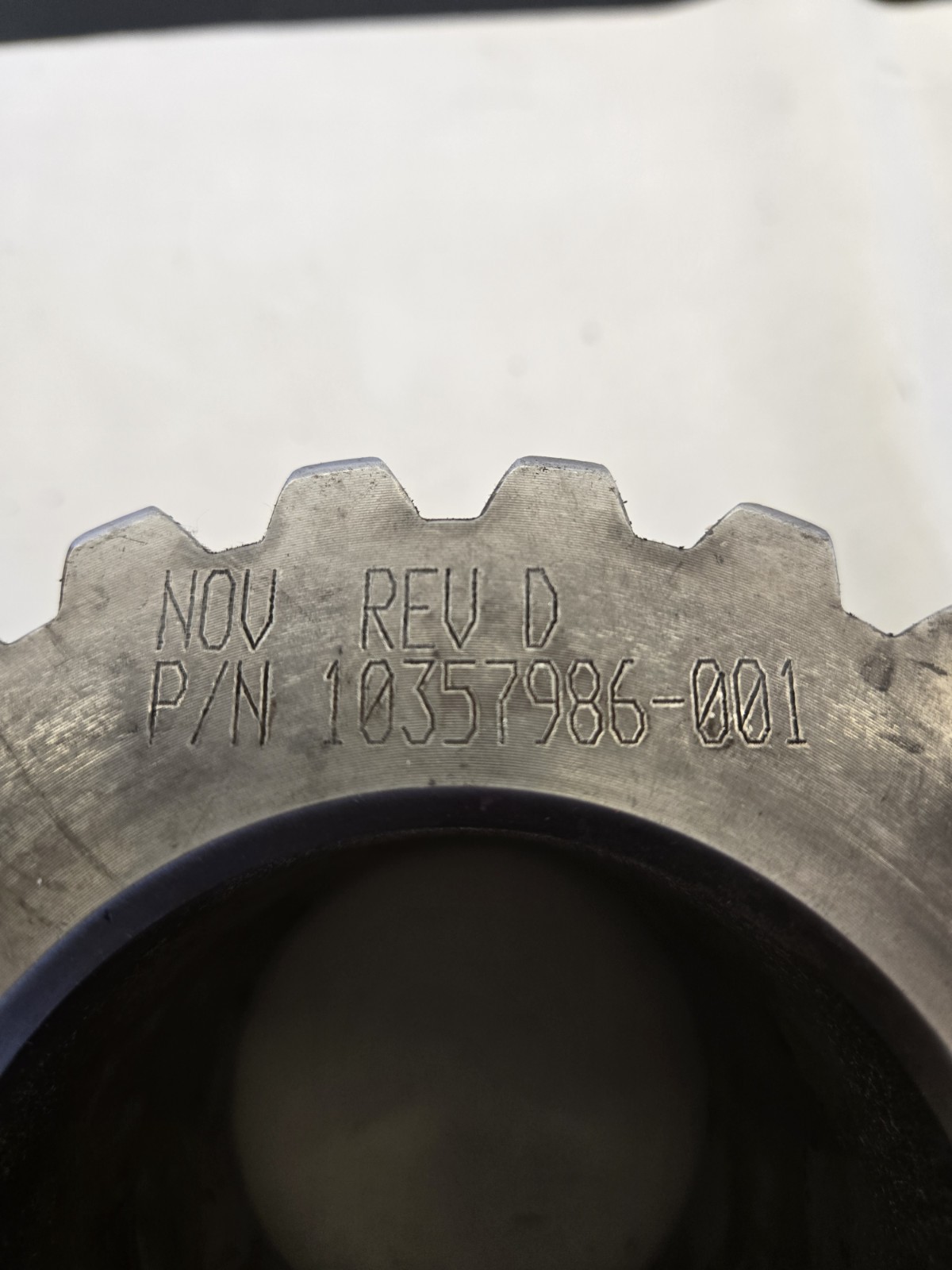 NOV REV D P/N 10357986-001 1049897-1 Gear, NCR/95404