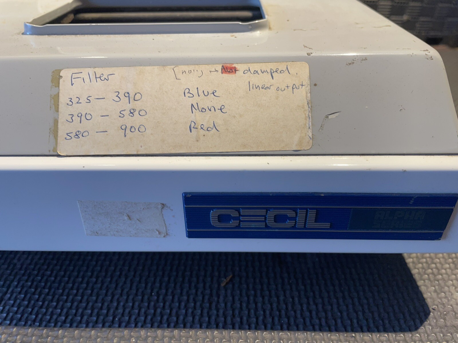 CE 2343 Grating Spectrophotometer – CECIL Instruments – Cambridge – A1