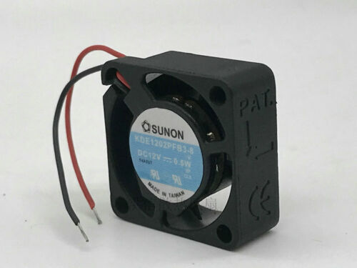 1 PCS SUNON Fan KDE1202PFB3-8 25mm DC 12V 0.5W 2 Wire 2.5CM