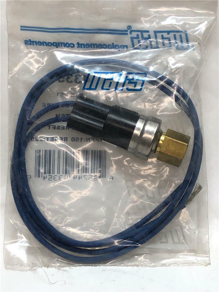 Mars 43354 Low Pressure Switch Auto Reset B16-951 Open: 150 Reset: 225