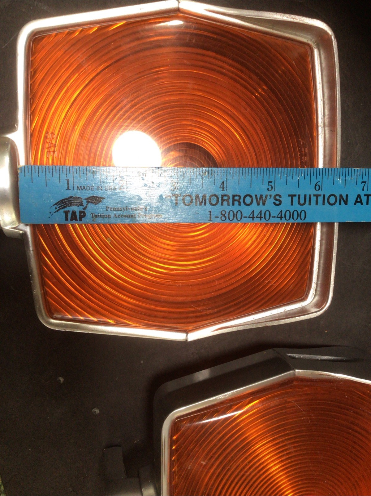 Arrow 506 Double Sided Pedestal Signal Lamp Amber/ Refurbished 506