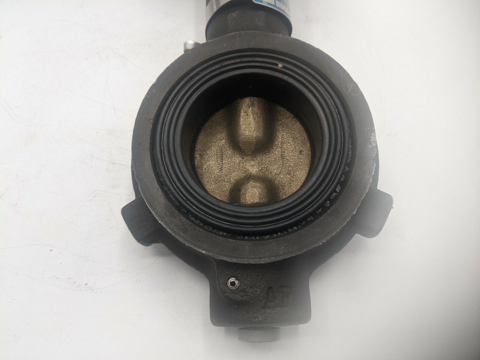 WM Powell 3010-BM1 2” Butterfly Valve, Aluminum Bronze Disc, Rubber Lining