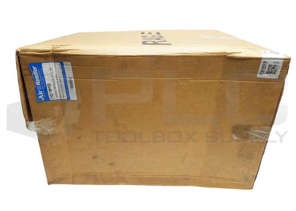 NEW BOX OF 12 AIR HANDLER 1W102 FIBERGLASS AIR FILTER 16x25x2