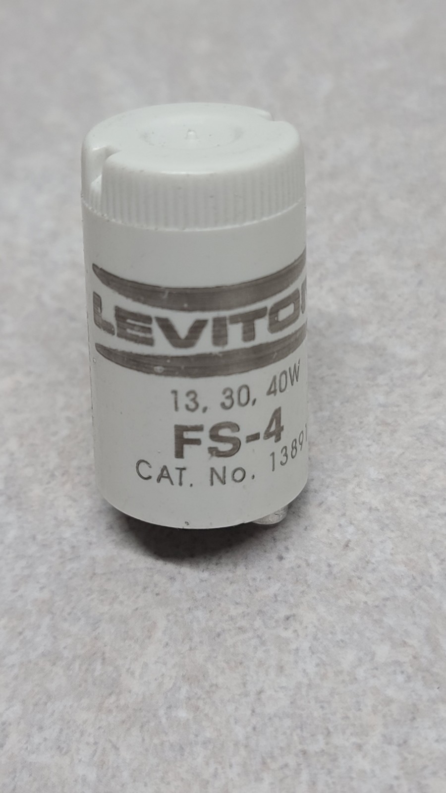 Leviton Lot of 3 FS-4 13, 30, 40 WATT FLUORESCENT STARTER (C1)