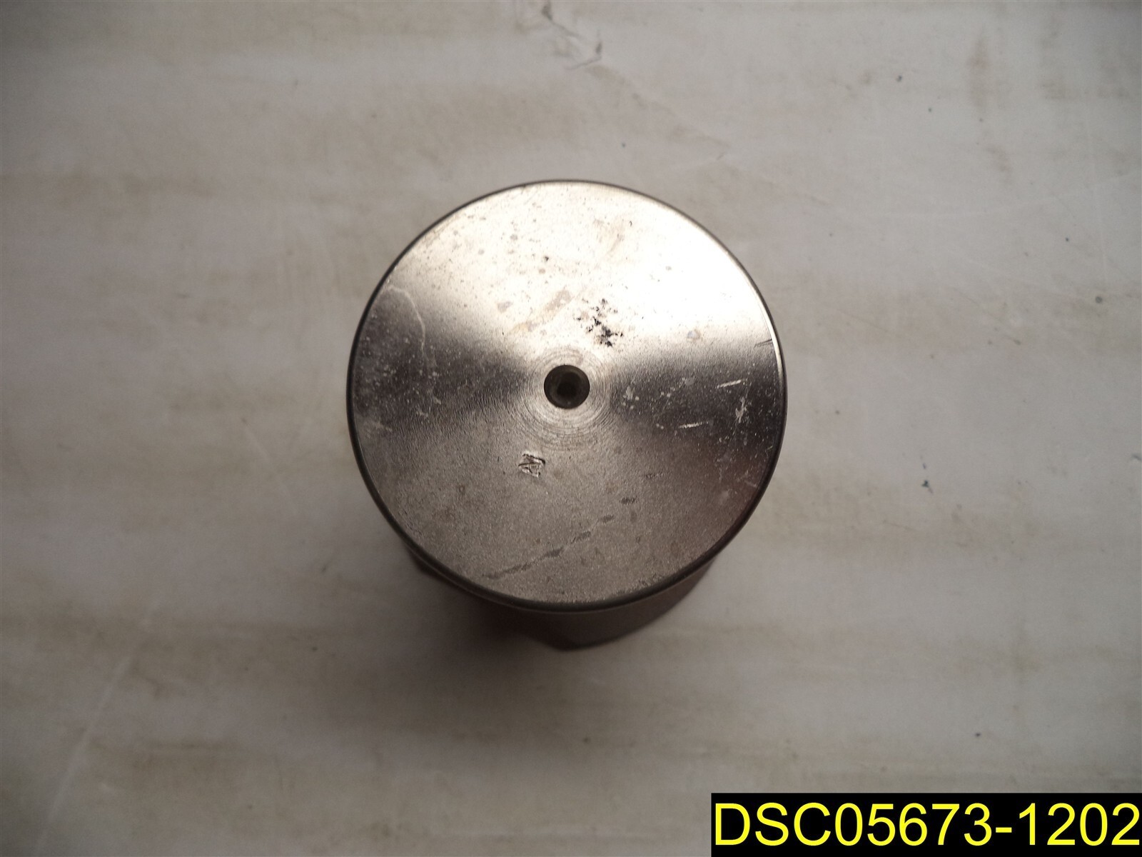 Heavy Equipment Pin: 4 1/8 in long x 2 3/4 in diameter, 4 3/8 in overall