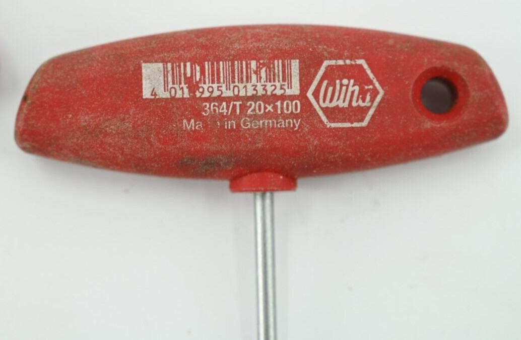 Lot of (10) LMT Tools WIHA T Handle Torx Key