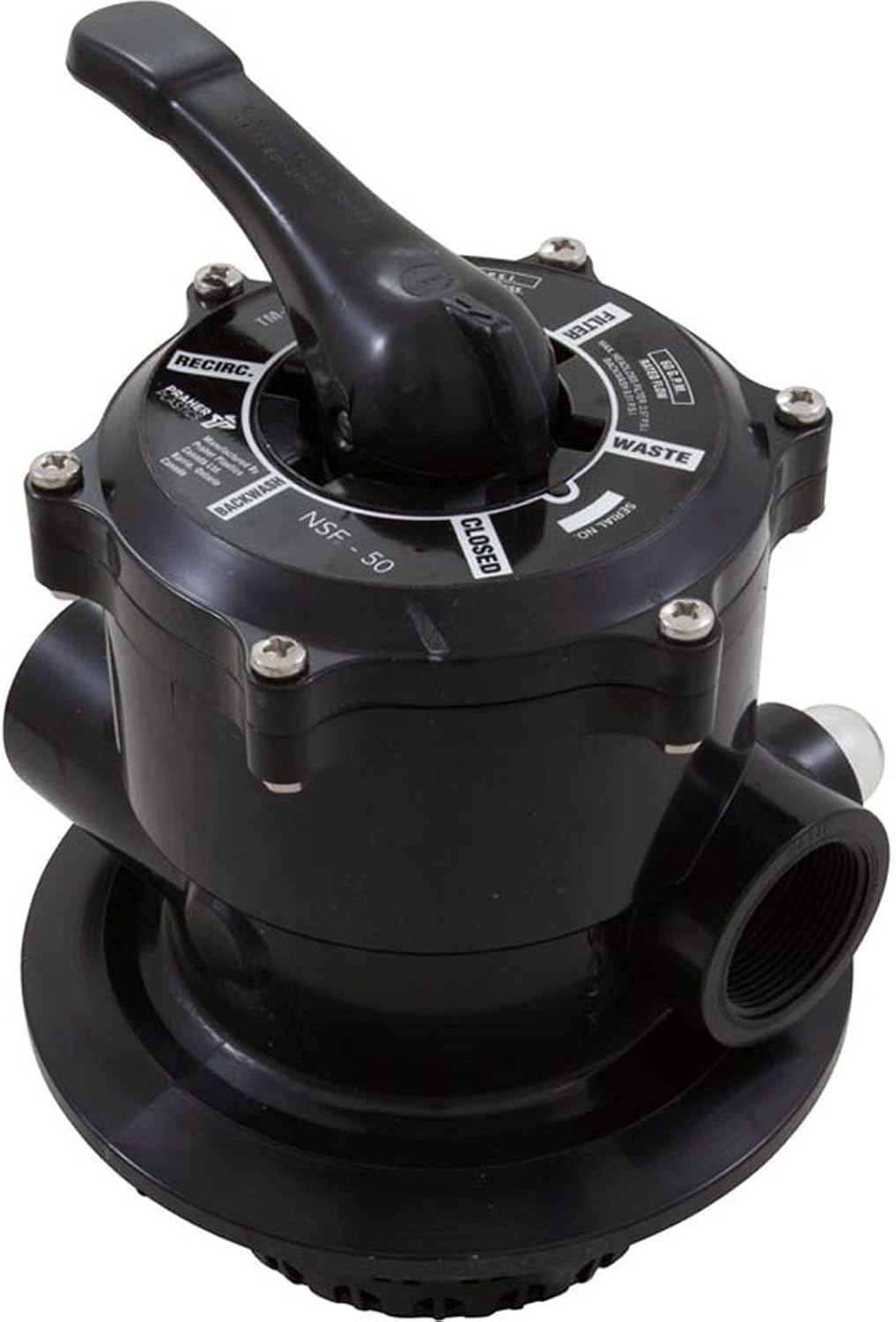 Praher TM-12-L 1.5 Top Mount Multiport Valve with 8.25 Clamp Flange