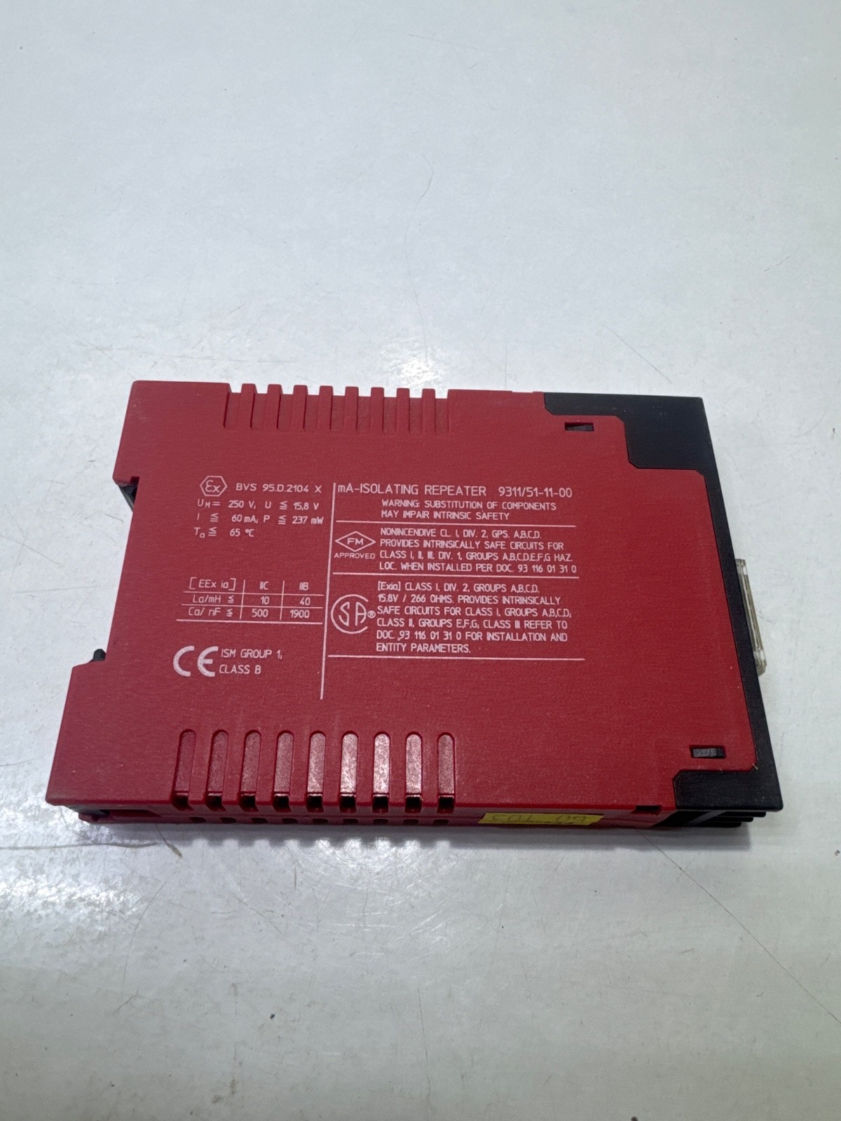 STAHL 9311/51-11-00 ISOLATED VOLTAGE CONVERTER Repeater