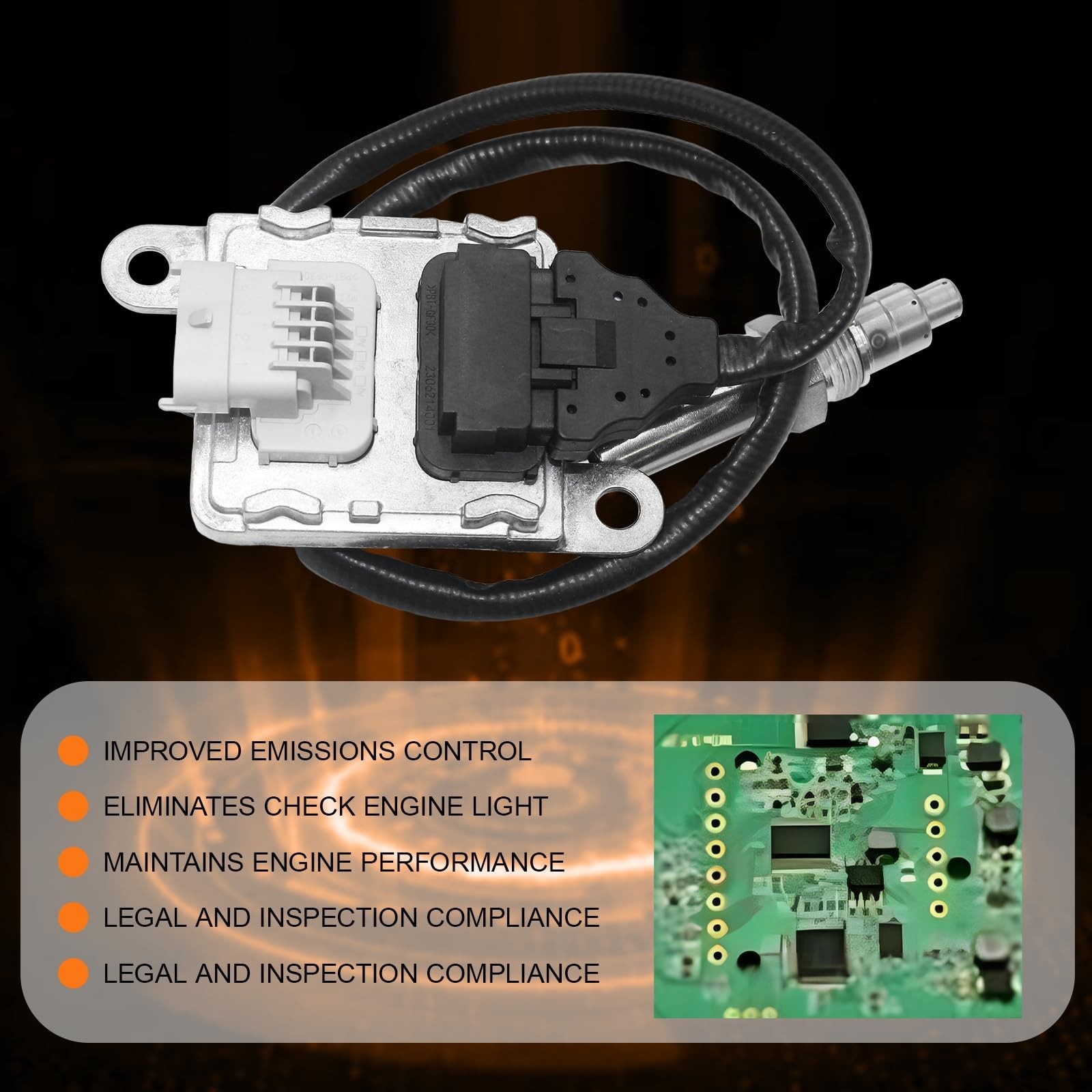 5WK97367 NOx Sensor Inlet Nitrogen Oxide Sensor for Volvo D11 D13 D16 VHD VN …