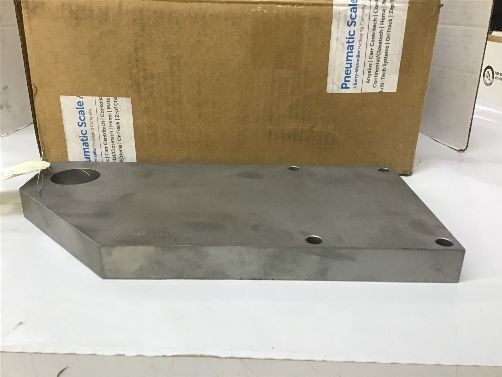 Pneumatics Scale Angelus 1387-006270405 Mounting Plate 12-1/4″ L 6-3/8″ W