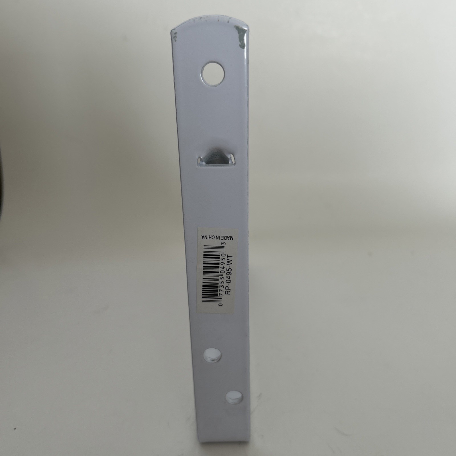 John Sterling RP-0495-WT White Max Duty Shelf and Rod Bracket