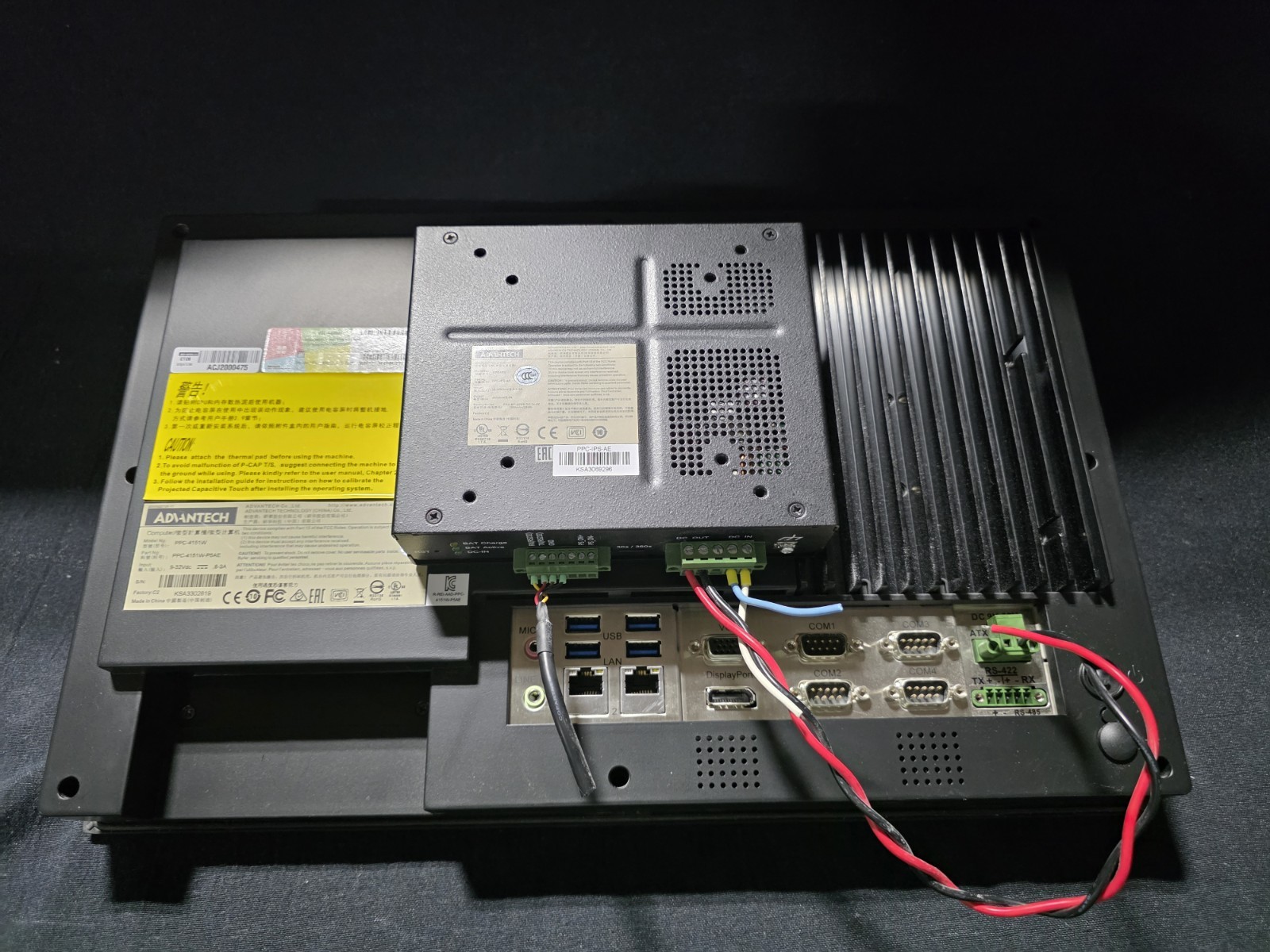 Advantech PPC-4151W / PPC-4151W-P5AE 16.5″ Wide Screen Panel with PPC-IPS