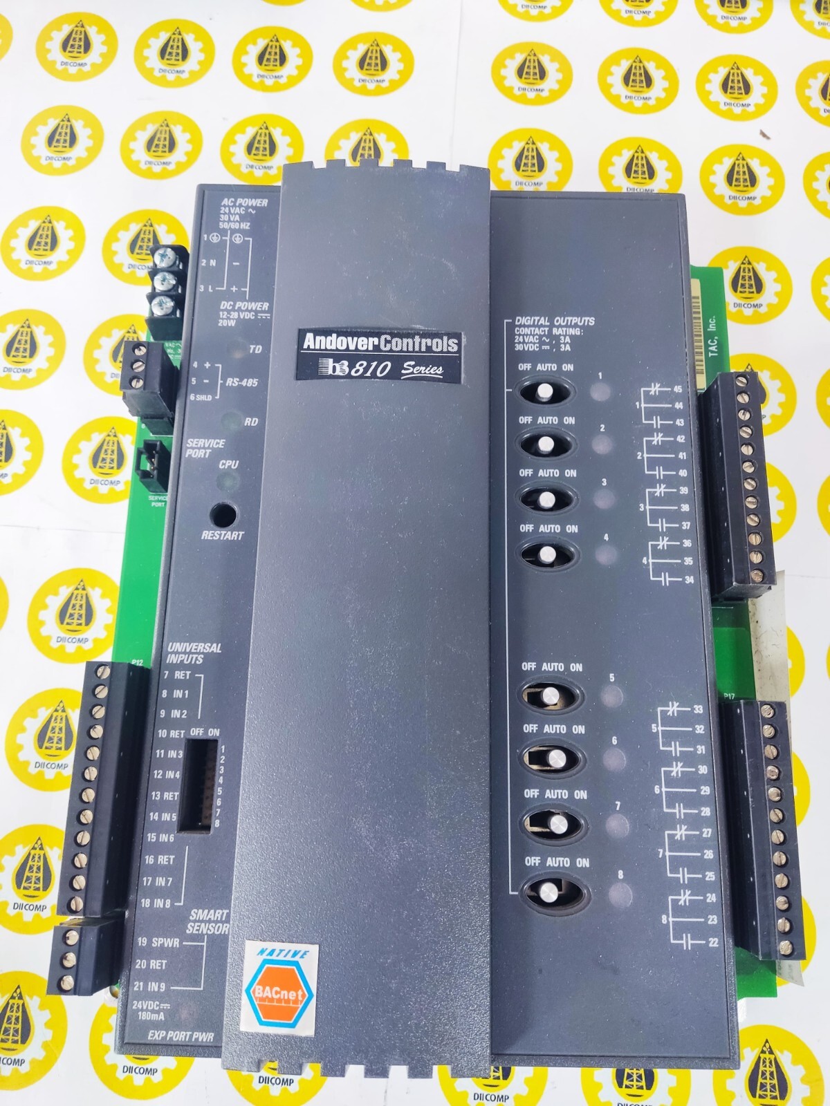 Schneider Electric Andover Controls B3810 BACnet, 8 Universal Inputs, Output