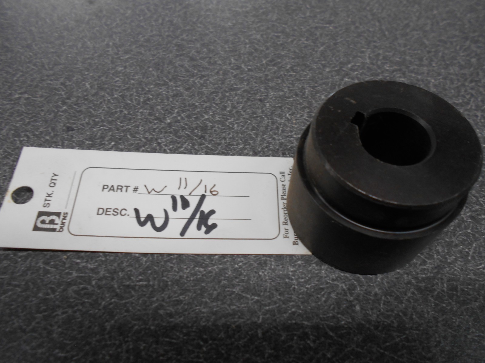 Weld-On Hub, Series W11/16. Round Bore. Burns/Tisco. NOS!