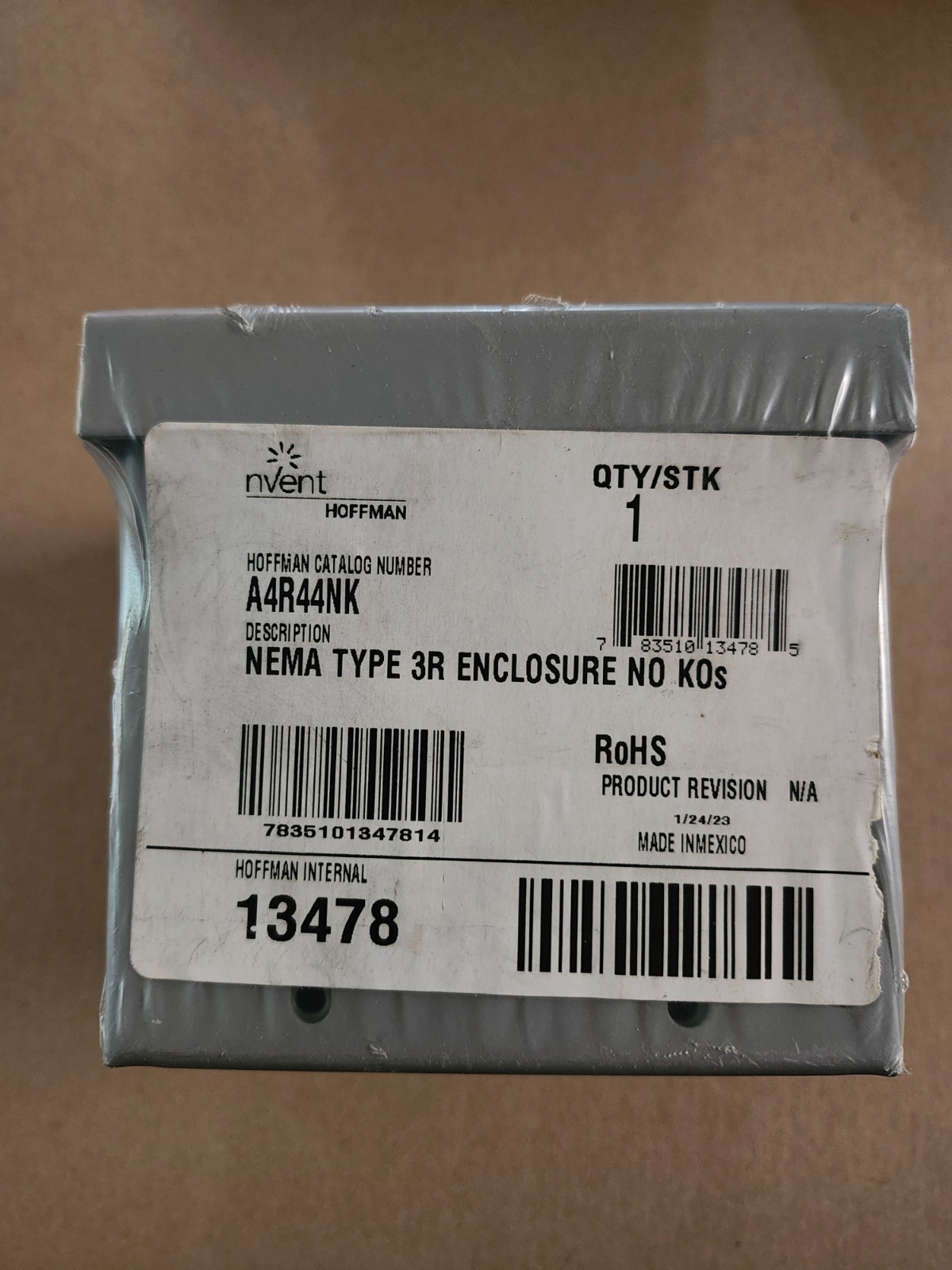 Hoffman A4R44NK Nema Type 3R Enclosure No Ko’s