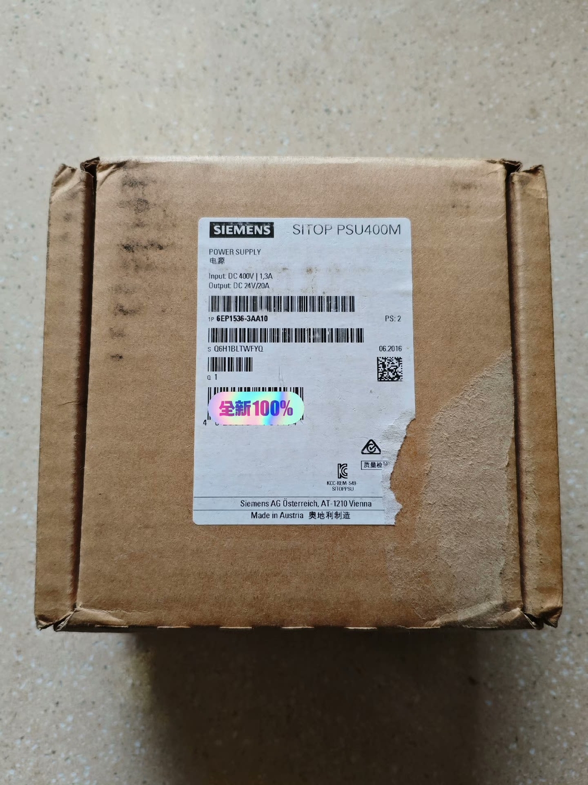 1P Siemens 6EP1536-3AA10 NEW Accept counteroffer