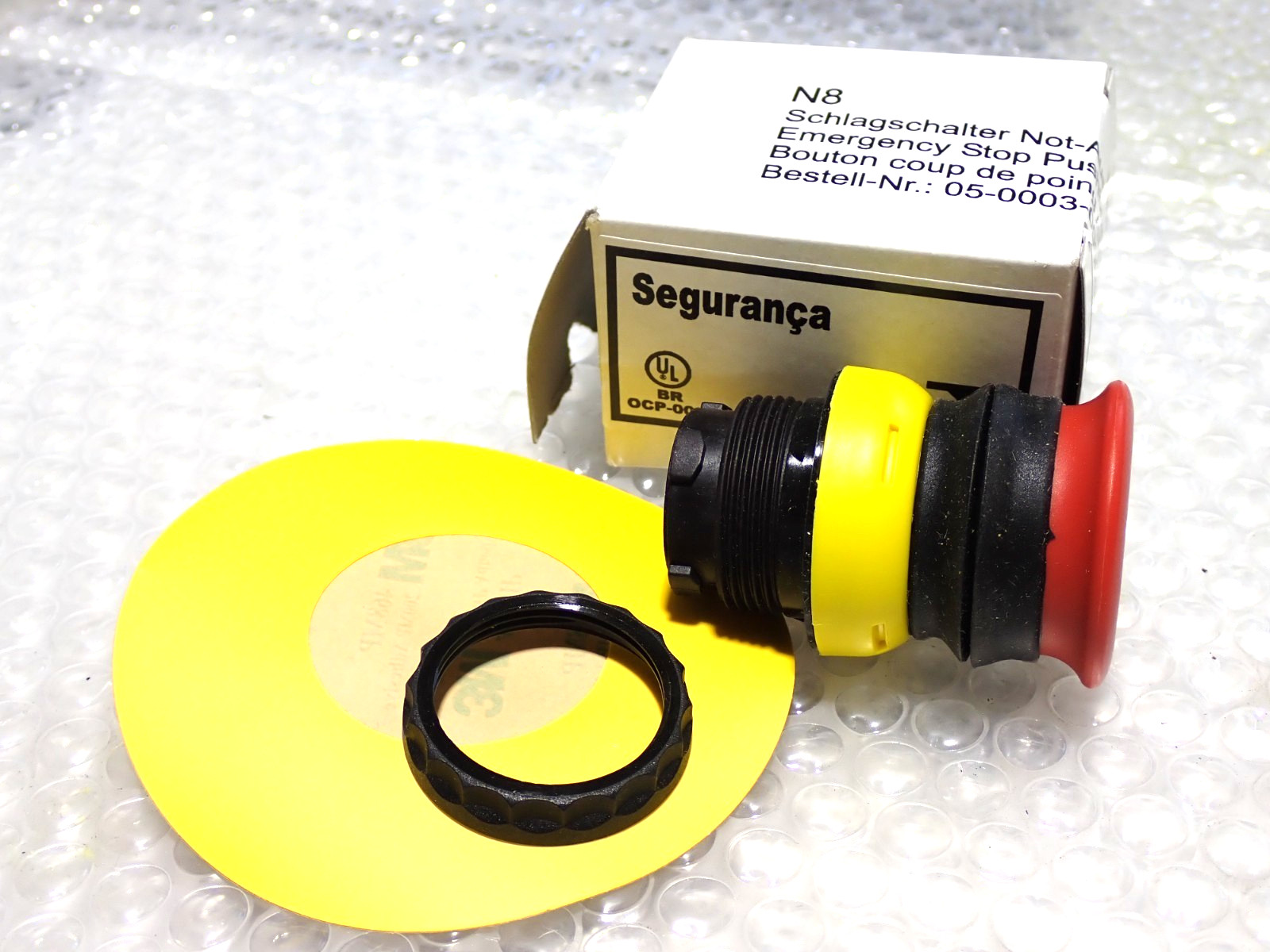 BARTEC 05-0003-00 08/00 Emergency Stop Pushbutton New