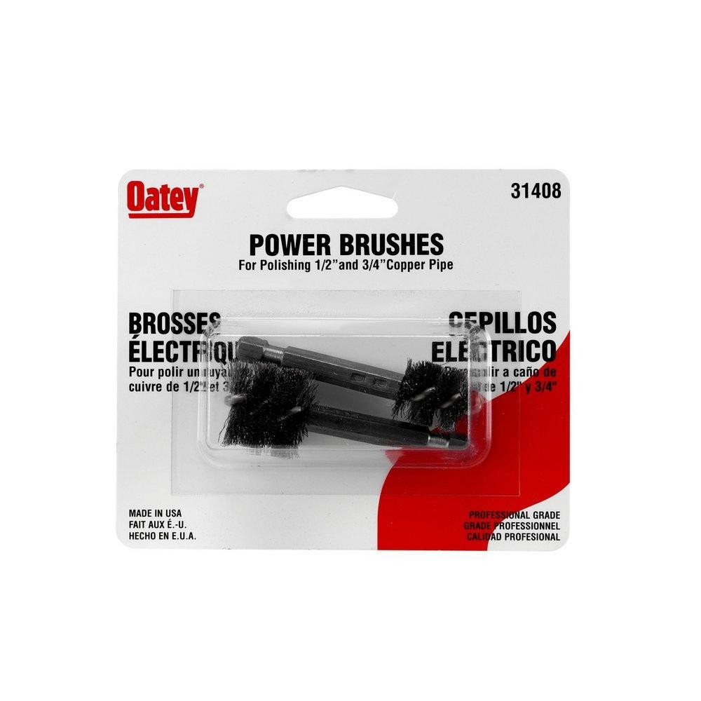 Oatey 31408 1/2″ Carbon Steel Fitting Brush, Cold Rolled Steel, NPT