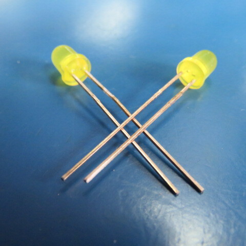 LENLITE LLL4553 Qty of 100 per Lot LED YELLOW DIFFUSED 5MM 100/BAG LENLITE