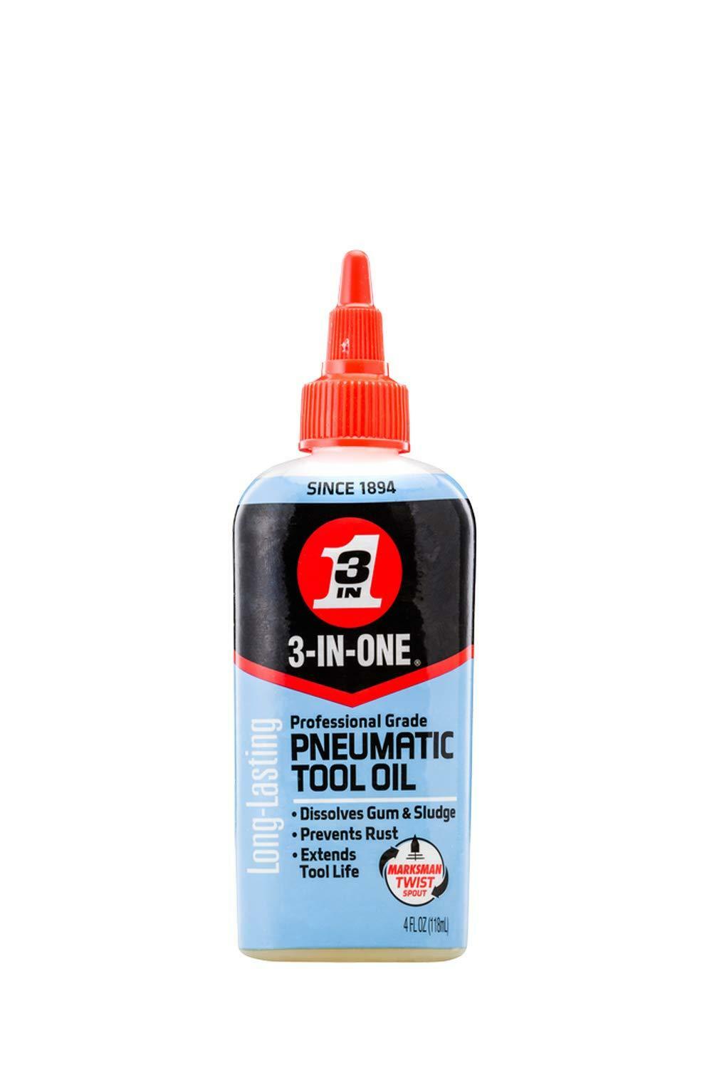 3-IN-ONE Pneumatic Tool Drip Oil, 4 oz.