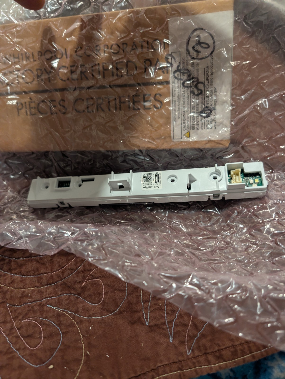 Whirlpool W11505225 Housing Assembly UI PROSTAR V3 1/2″ Plastic
