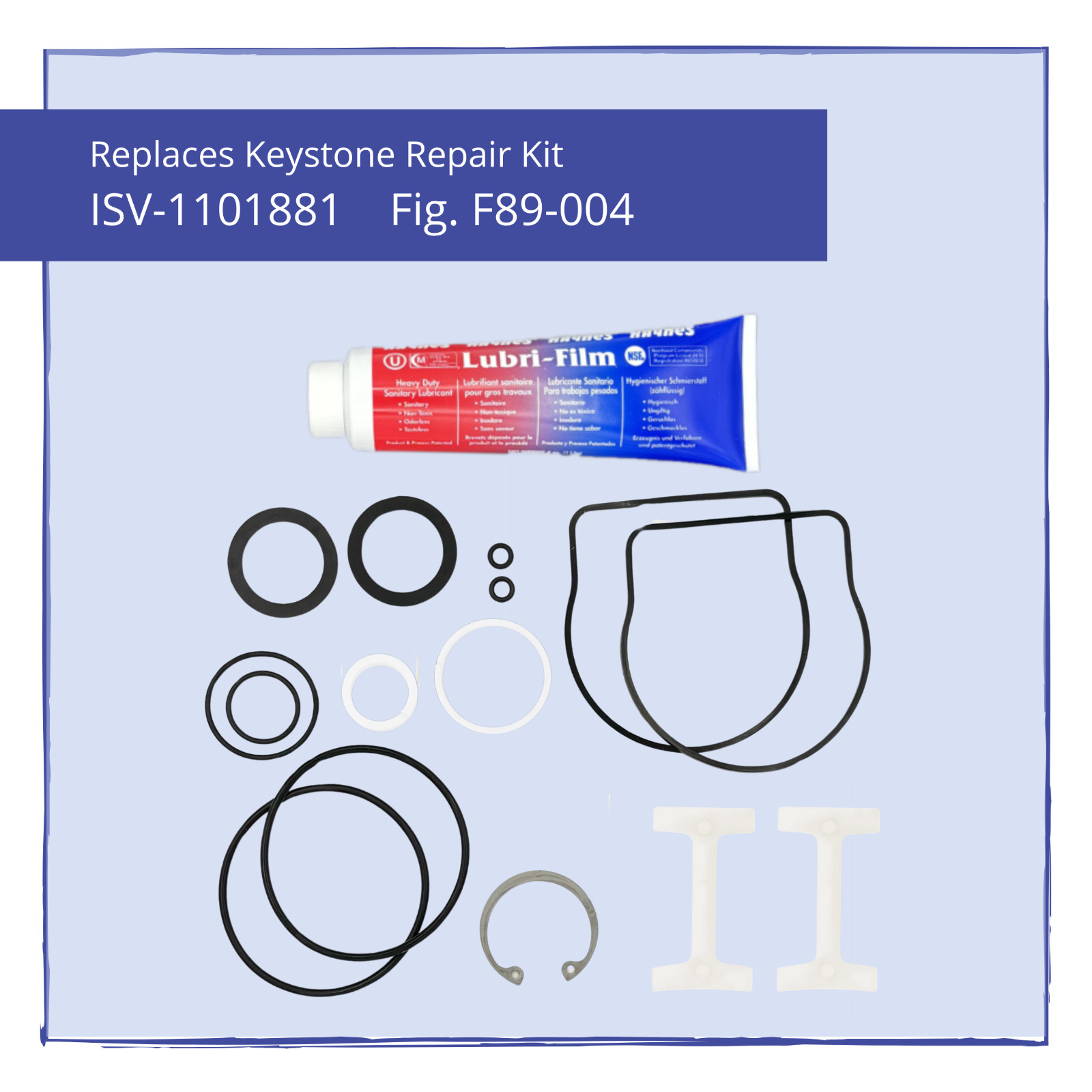 Actuator Repair Kit for Keystone Fig. F89-004, Replaces ISV-1101881