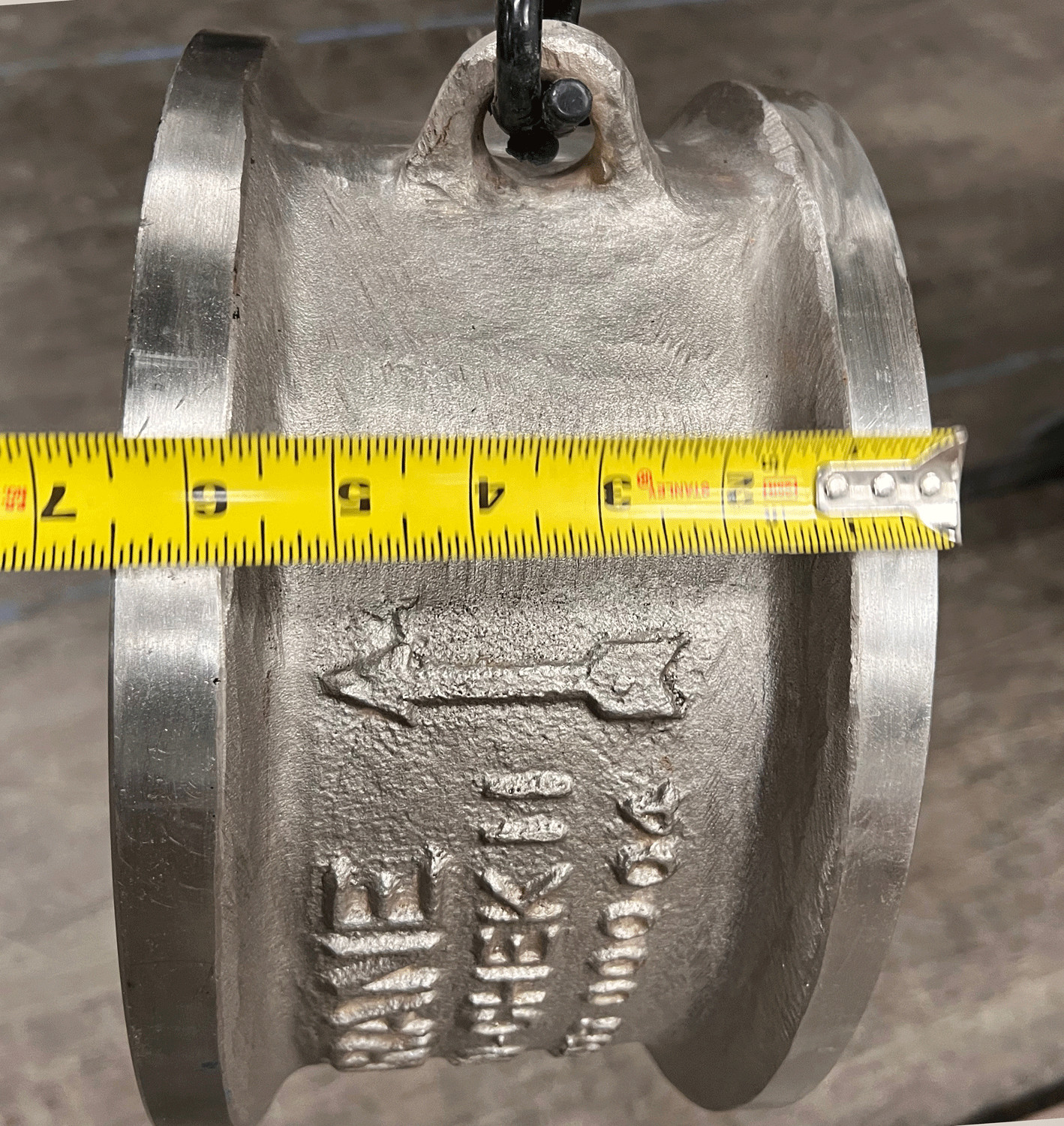 CRANE 8″ Class 600 CF8M Stainless Steel DUO CHEK II CHECK VALVE 2014 1440psi SS