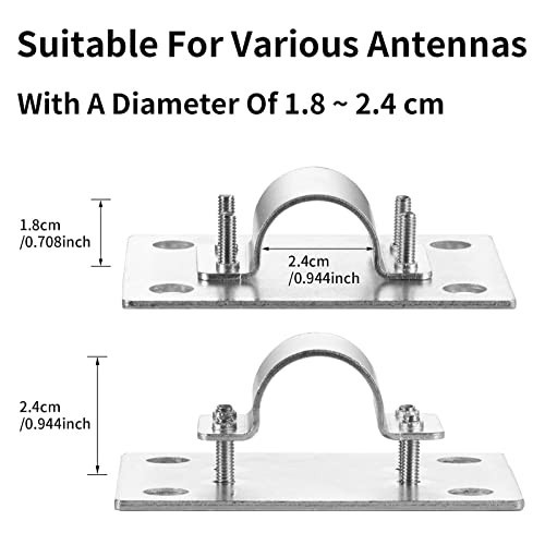 Outdoor Dual Band ADS-B Antenna 1090MHz 978MHz 5dBi Fiberglass 10Ft SMA Cable