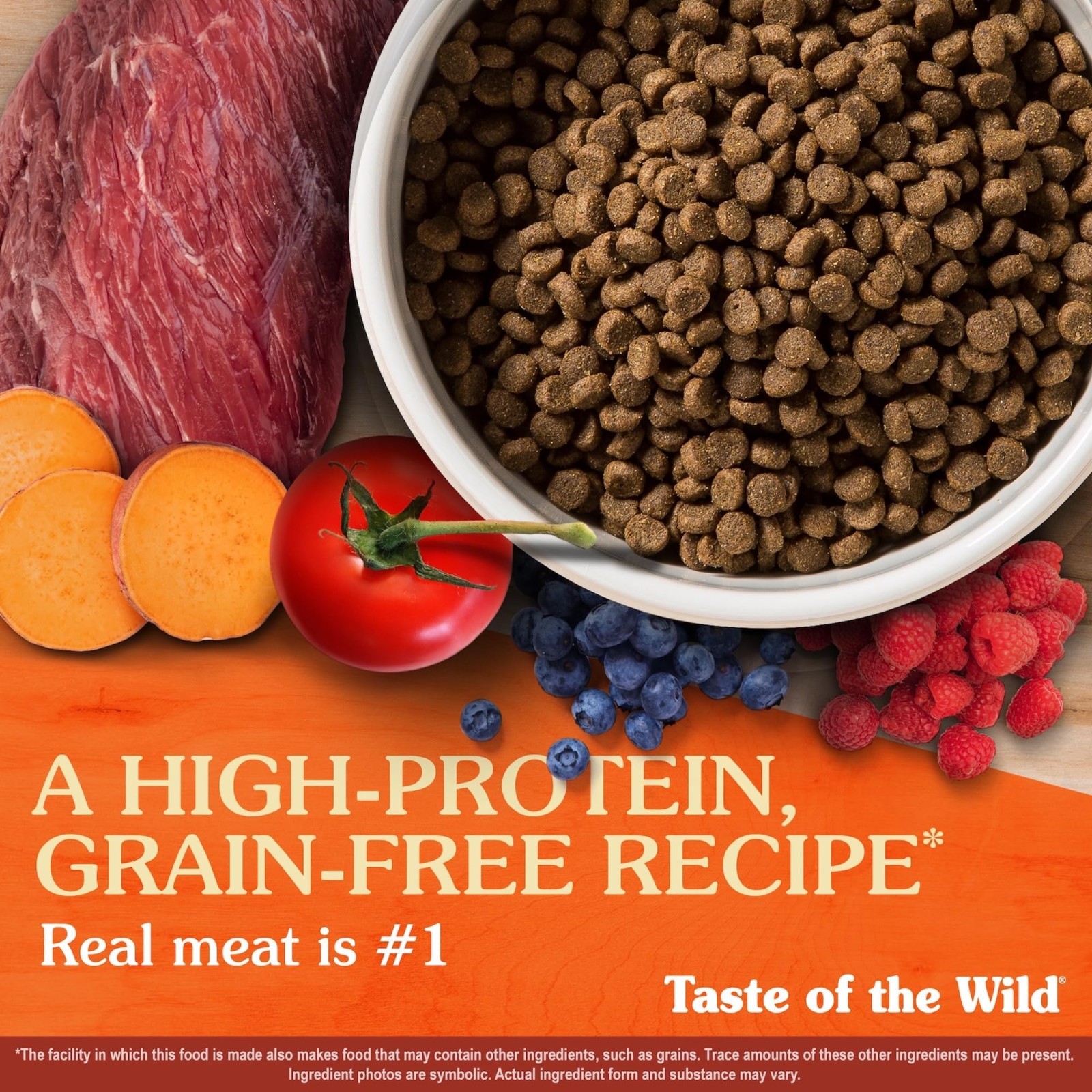 Taste of the Wild High Prairie Dry Dog Food with Roasted Bison and Venison,28lb