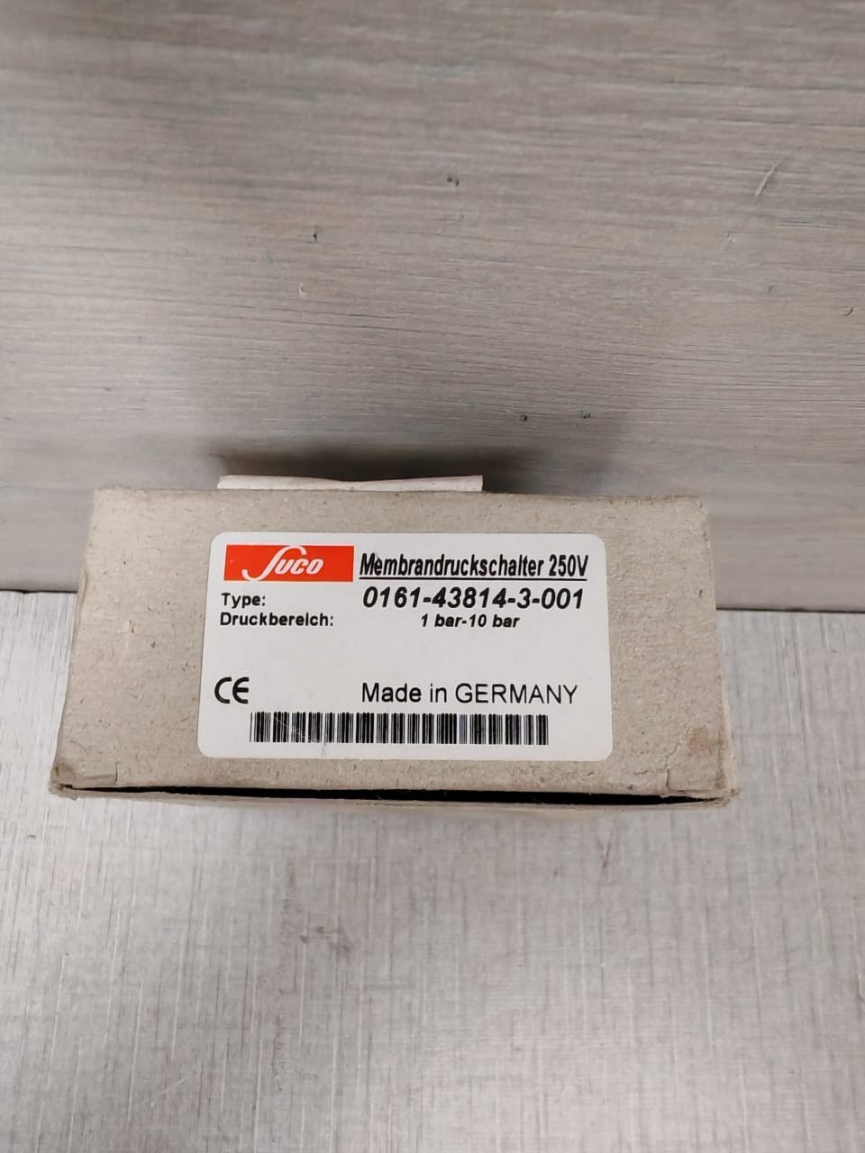 SUCO 0161-43814-3-001 PRESSURE SWITCH