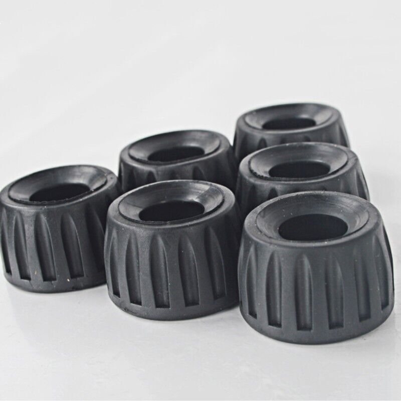 2Pcs 15mm ID Rubber Tripod Feet, Tripod Replacement Parts, Black
