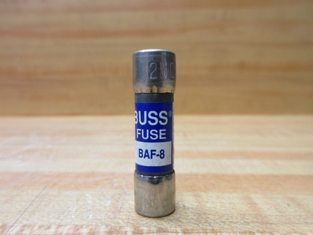 Bussmann BAF-8 BAF8 Fuses 8 Amp (Pack of 6)