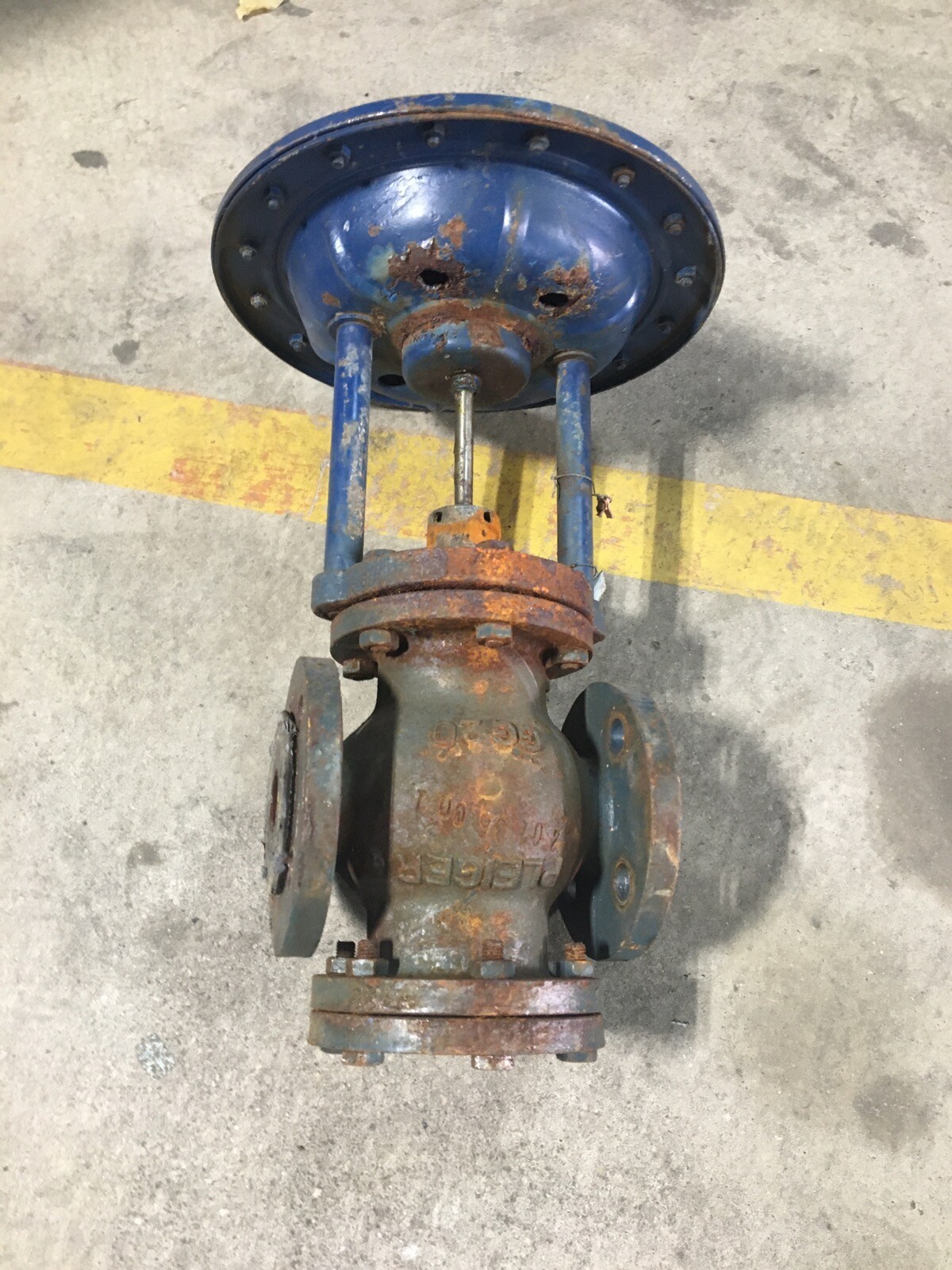 HONEYWELL PLEIGER DN32 PN16 ACTUATED GLOBE VALVE
