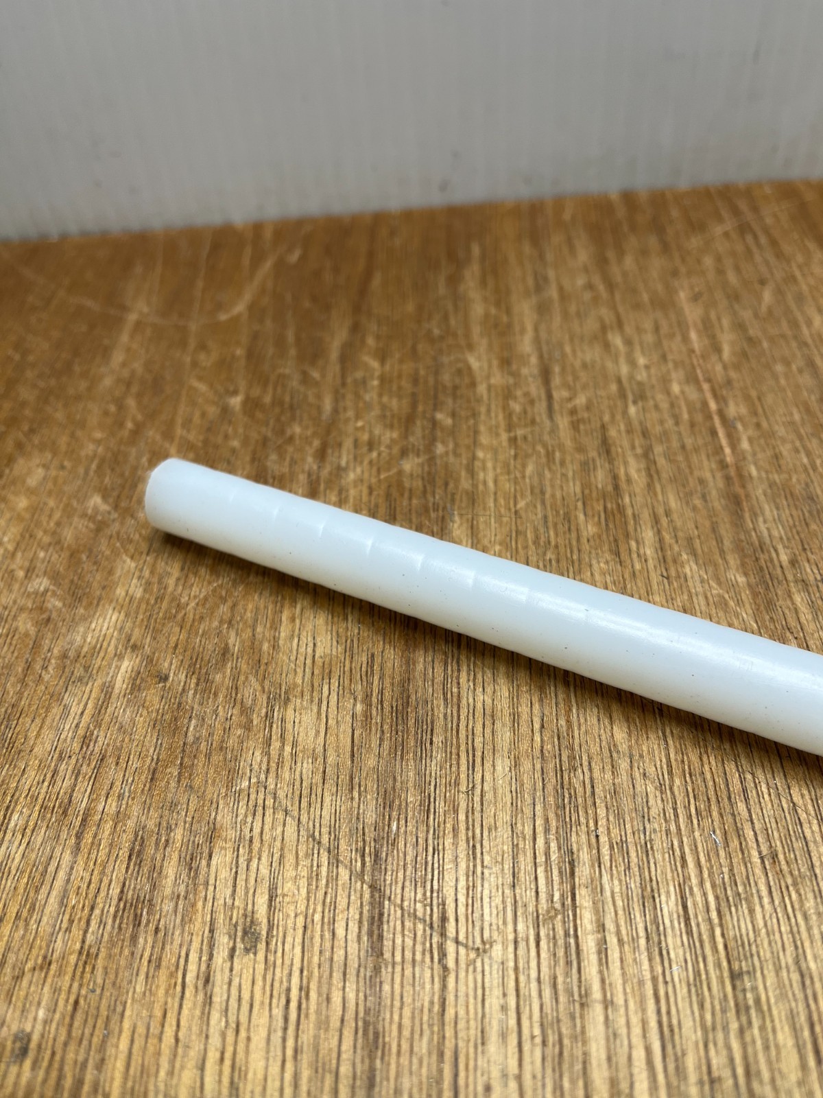 1/2″ X 12″ UHMW PE Polyethylene Plastic (.548″ Actual Dia.) Round Rod White USA