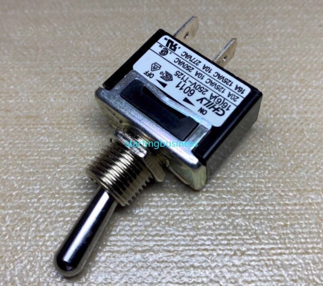 QTY:2 FOR 2-Foot Toggle Switch 6011 20A 2-Speed