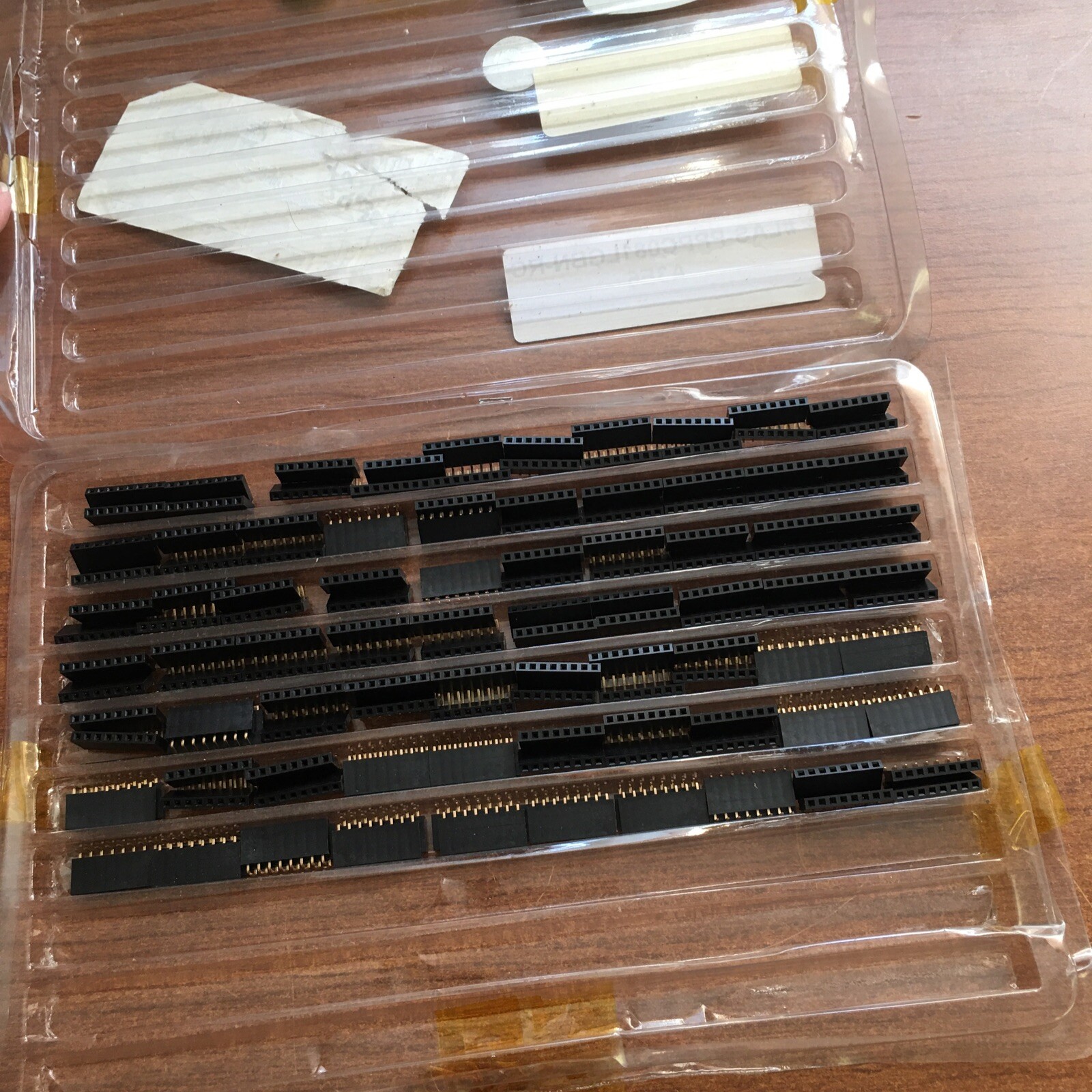 Lot Of 140 Sullins PPPC081LGBN-RC 8 Position Header Connector 0.100” Thru Hole