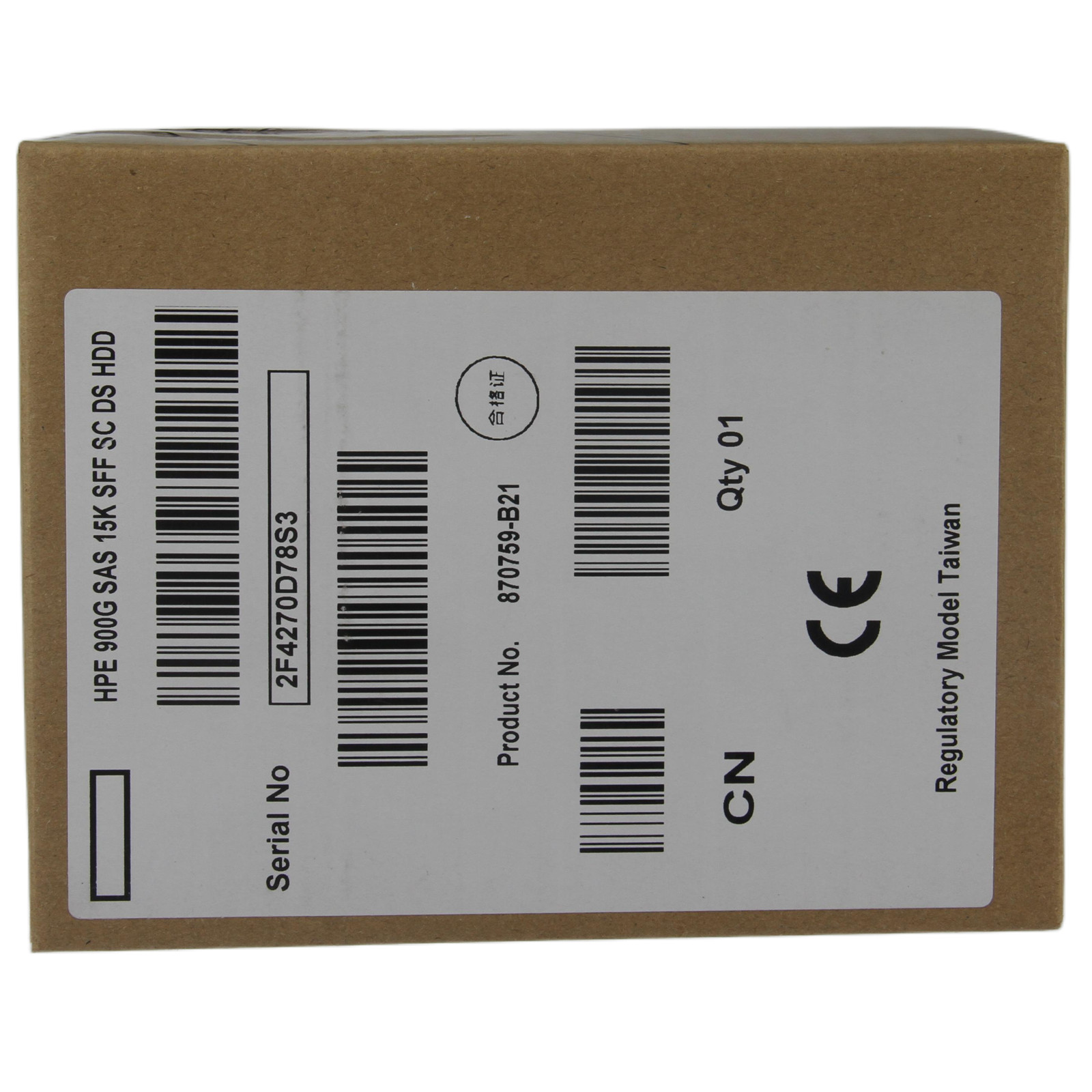 New In Box 870795-001 HPE 900GB 12G SAS 15K ENT 2.5″ DS HDD Server 870759-B21