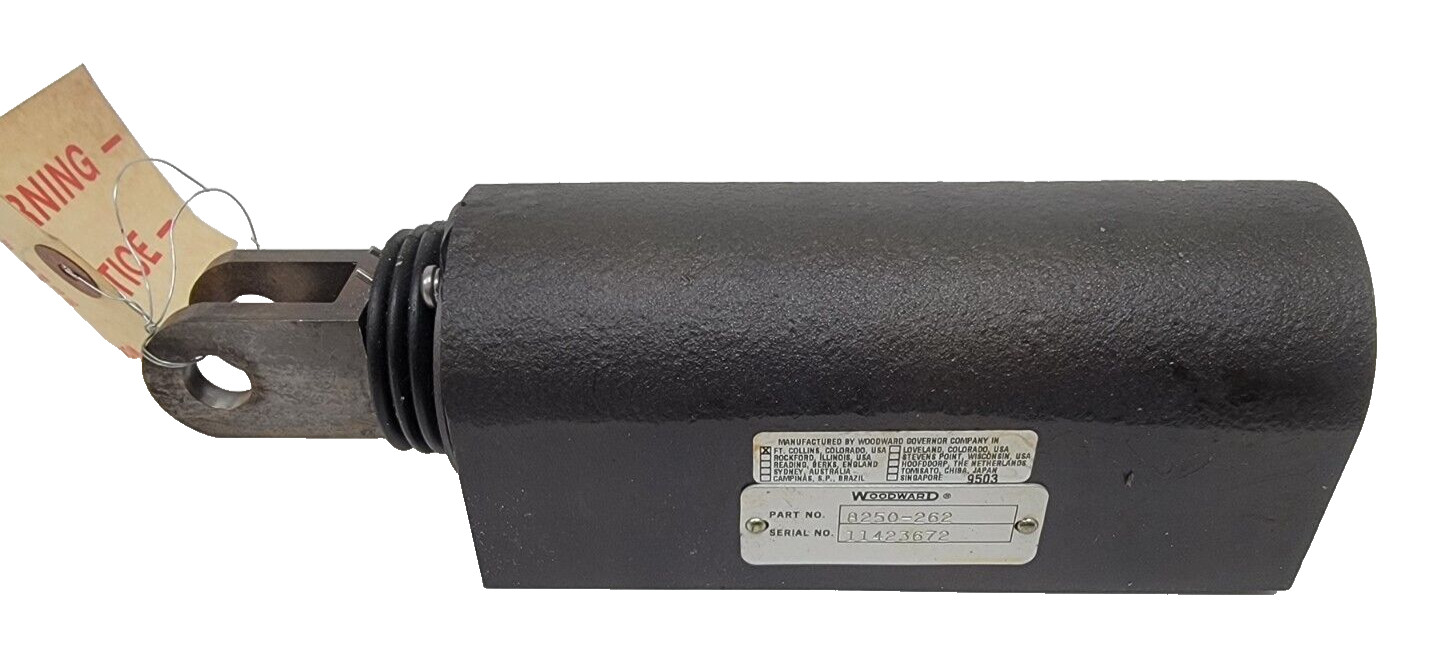 Woodward Governor Feedwater Turbine 8250-262